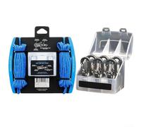 Cloudpower Tendicorda a rullo per corda e serraggio, strumento per legare facilmente e in modo sicuro campeggio, canottaggio, escursionismo (1 set)
