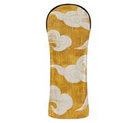 Clouds Against A White - Copritesta per mazza da golf, in pelle di alta qualità, con targhette numerate, per conducente, fairway, legno ibrido, confezione da 1