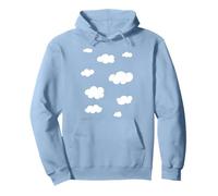 Clouds Pastel Core Clothing Kawaii Japanese Style Pastel Felpa con Cappuccio