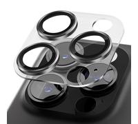 CloudValle per iPhone 16 Pro e iPhone 16 Pro Max Pellicola Fotocamera, [Trasmittanza AR+AF 98%] [Copertura Completa Antigraffio] In Vetro Temperato, 9H Anti-Graffio HD Chiaro, Titanio Nero