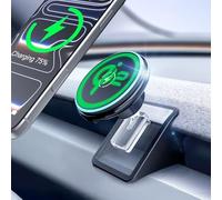 CloudValley Supporto telefono magnetico Qi2 15W Tesla Model 3 Highland Model Y Juniper 2025 accessori tesla Magsafe iPhone 17-12 presa forte regolabile 360° bocchetta aria