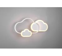 CLOUDY APPLIQUE LED 29W 3600lm, 3000K NUVOLA BIANCA RGB E TELECOMANDO MULTIFUNZIONE L.52CM DIMMERABILE