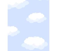Cloudy Blue Sky Themed White Notebook: Perfect for daily writing, study notes, journaling, and creative thoughts.