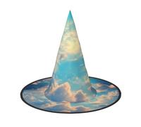 Cloudy Sky, 2 cappelli da strega per Halloween, adatti per feste e giochi teatrali