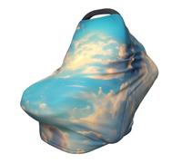 Cloudy Sky - Copertura versatile per passeggino o allattamento, appositamente progettata per il tuo bambino