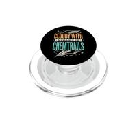 Cloudy With A Chance Of Chemtrails PopSockets PopGrip per MagSafe