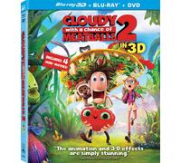 Cloudy with a Chance of Meatballs 2 (Three-Disc Combo: Blu-ray 3D + Bl (Blu-ray)