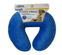 Cloudz Cuscino per il collo da viaggio in microperline doppio comfort per bambini - Blu