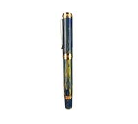Clouism Penna stilografica magnetica liscia in gomma dura/ebanite PEEK materiale limitata resina Schrödinger S Cat/Bock Pen pennino (F,Schr dinger s Cat M)