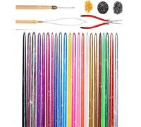 Clours - Kit di extension per capelli scintillanti, 14/16/20/22/30