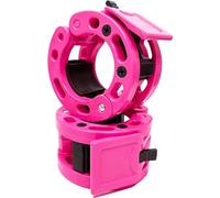 Clout Fitness CF-9080-PK, Collari per bilanciere Unisex, Rosa, Olympic 2"