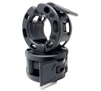 Clout Fitness Olympic - Coppia di morsetti per bilanciere, a sgancio rapido, per bilancieri da 5,1 cm (nero)