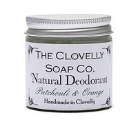 Clovelly Soap Co Balsamo Deodorante Naturale e Fatto a Mano al Patchouli & Arancia, Barattolo di Vetro da 60gr