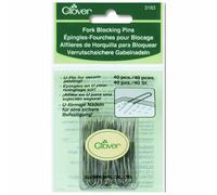 Clover 40 X Spille Per Blocco Della Forcella U Pins Per Cucito E Artigianato