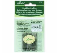 Clover 40 X Spille Per Blocco Della Forcella U Pins Per Cucito E Artigianato