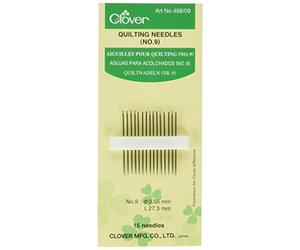 Clover 468/09 aghi quilting 56 x 27,3 mm, 15 pezzi