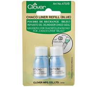 Clover 470/B - Gesso in polvere per Chaco-Liner 2 x 2,8 g, colore: Blu
