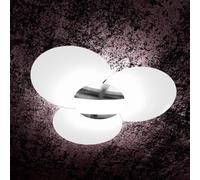 CLOVER APPLIQUE-PLAFONIERA D.100 CM 6 LUCI CROMO 1114-100-CR