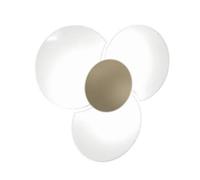 CLOVER APPLIQUE-PLAFONIERA D.45 CM 3 LUCI SABBIA 1114-45-SA