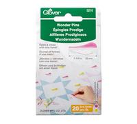 Clover CL3210 Wonderpins 3210-Spilli, Tessuto, Giallo e Rosa, 32 mm