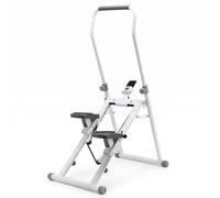 Clover Fitness Stair Stepper - Stepper per casa, pieghevole, regolabile, silenzioso, display LCD, basso impatto, fino a 100 kg