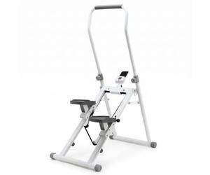 Clover Fitness Stair Stepper - Stepper per casa, pieghevole, regolabile, silenzioso, display LCD, basso impatto, fino a 100 kg