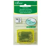 clover Fork Pins, Piece Perni Forcella, Metallo, Argento, One Size (70 Pieces)