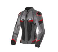Clover giubbotto donna Airjet-6 - Grigio scuro Rosso Nero S