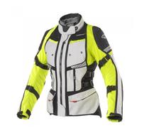 Clover giubbotto donna Gts-4 wp Airbag Lady - Grigio/GialloFluo taglia L L