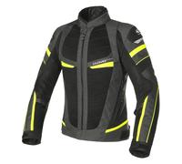 Clover giubbotto donna Rainjet 2 wp - Grigio scuro / Giallo / Nero XL