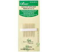 Clover Gold Eye Needles no 12 497/12