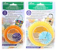 Clover Needlecraft Bundle di Due (2) Quick Yo-Yo Maker: Large (Rende 4,4 cm) e Extra Large (Rende 2-3/8" Yo-yos)