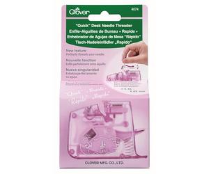clover Quick Desk Needle Threader Infila ago, Rosa