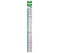 Clover Righello grafico CL7703, 50 cm, in plastica, colorato, 50 cm