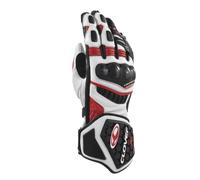 CLOVER RS-9 GUANTI RACING PELLE CANGURO BIANCO-ROSSO-NERO