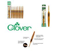 Clover Soft Touch Set Di 9 Uncinetti Crochet Ergonomici In Alluminio