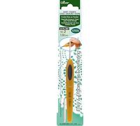 Clover Soft Touch Steel Crochet Hook-Size 2 1.50mm