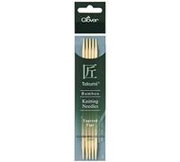 clover Takumi Bamboo: Ferri da Maglia a Doppia Punta: Set di Cinque: 20 cm x 3,75 mm, bambù, Legno