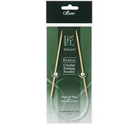 Clover – Ferri da maglia circolari Takumi Bamboo – 100 cm x 5,50 mm in bambù