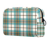 Clover - Trousse da viaggio con cerniera, organizer per cosmetici per donne e ragazze, Multicolore 02, 18.5x7.5x13cm/7.3x3x5.1in, Beauty Case