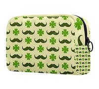 Clover - Trousse da viaggio con cerniera, organizer per cosmetici per donne e ragazze, Multicolore 08, 18.5x7.5x13cm/7.3x3x5.1in, Beauty Case