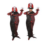 Selezione Cartoleria Varzi Dal 1956 Clown Doppia Testa 180 cm Con Suoni e Luci