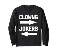 Clown A Sinistra (Jokers A Destra) - Folk Rock Music Maglia a Manica