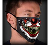 Clown Denti, Multistrato Viso Maschera - Horror Clown, Cotone Moto Cavaliere