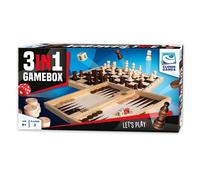 Clown Games 3In1 Spellendoos Hout