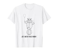 Clown Owl w Coffee Magic Monday Sarcastico Adulto Maglietta