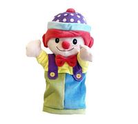 Clown Puppet Toy con il design espressivo del viso migliora la creatività e lo sviluppo del linguaggio performance performance giocattolo per bambole raccontare peluche