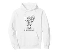 Clown Skunk w Coffee Magic Monday Sarcastico Adulto Felpa con Cappuccio