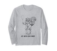 Clown Skunk w Coffee Magic Monday Sarcastico Adulto Maglia a Manica