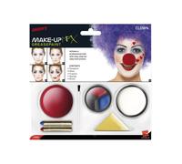 Clown Vernice Viso Make Up Kit con Rosso Naso Halloween Accessori Halloween